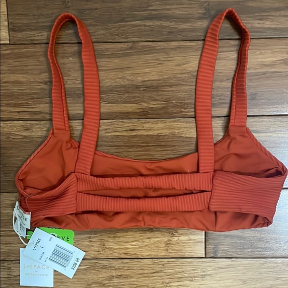 L*Space Rust Ribbed Top - Picture 3 of 4